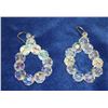 Image 1 : CRYSTAL HOOP DROP EARRINGS