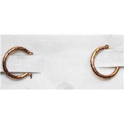 10K ROSE GOLD HOOP EARRINGS