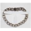 Image 1 : 8" STERLING SILVER CHARM BRACELET