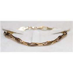 10K GOLD LINK BRACELET 7"