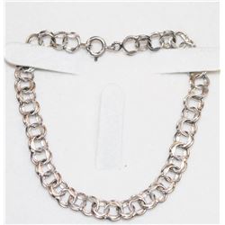 7.5" 925 SILVER CHARM BRACELET