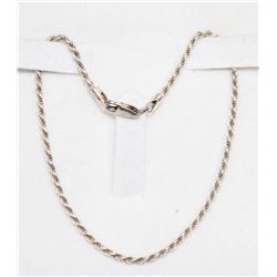 925 SILVER ROPE BRACELET 8"