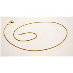 10K GOLD 15" CURB LINK CHAIN