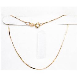 10K GOLD SERPENTINE BRACELET 7"