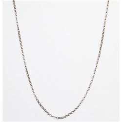 925 SILVER CIRCLE LINK NECKLACE 18"