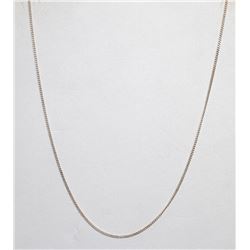 18" 925 SILVER CURB CHAIN NECKLACE