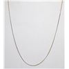 Image 1 : 18" 925 SILVER CURB CHAIN NECKLACE