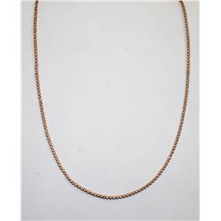 14K TWIST CHAIN NECKLACE 18"