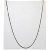 Image 1 : 24" 925 SILVER CURB CHAIN NECKLACE