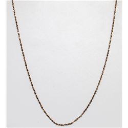 10K GOLD DECORATIVE LINK NECKLACE 20"