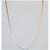 Image 1 : 925 SILVER TRIANGULAR LINK NECKLACE 15"