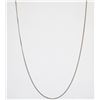 Image 1 : 20" STERLING SILVER CURB CHAIN