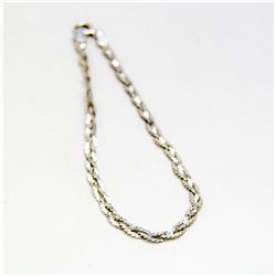 925 SILVER HERRINGBONE BRACELET 7"