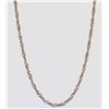 Image 1 : 925 SILVER SINGAPORE NECKLACE 20"