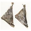 Image 1 : VINTAGE METAL MESH EARRINGS
