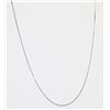 Image 1 : 10K WHITE GOLD CURB CHAIN 17"