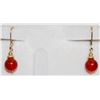 Image 1 : 14K GOLD DROP EARRINGS