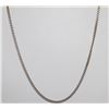 Image 1 : 925 SILVER CURB CHAIN NECKLACE 18"