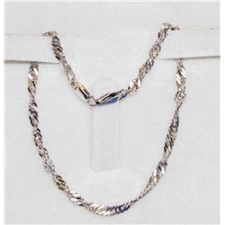 10K GOLD SINGAPORE BRACELET 7.5"