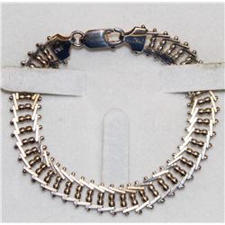 7" 925 SILVER LADDER TYPE BRACELET