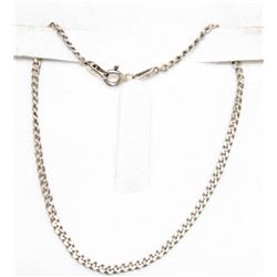 7" 925 SILVER CURB BRACELET