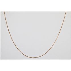 10K DECORATIVE LINK CHAIN 21"