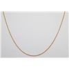 Image 1 : 14K GOLD TWIST LINK NECKLACE 16"