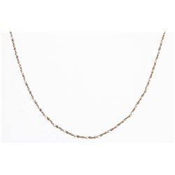 14K GOLD SERPENTINE TWIST CHAIN 18"