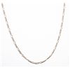Image 1 : 30" 925 SILVER FIGARO CHAIN