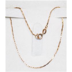 10K TRIANGULAR LINK BRACELET 7.5"