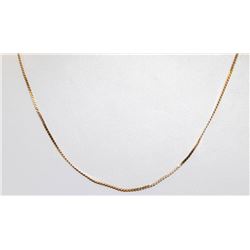 10K GOLD SERPENTINE NECKLACE 19"