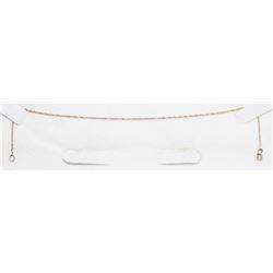 7" 10K SINGAPORE BRACELET NO CLASP