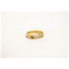 Image 1 : 14K GOLD RING WITH 5 DIAMONDS SIZE 4.75