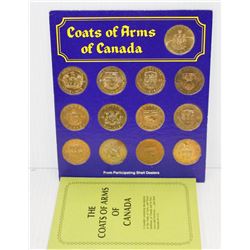 SHELL CANADA COATS OF ARMS COIN SET VINTAGE
