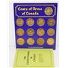 Image 1 : SHELL CANADA COATS OF ARMS COIN SET VINTAGE