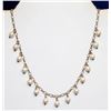 Image 1 : 925 SILVER FAUX PEARL 17.5" NECKLACE