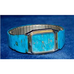 QUARTZ INLAID GEM TIME WATCH WITH COA PAPERS