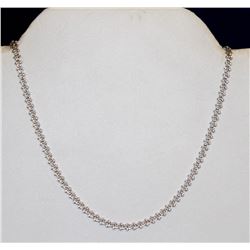 10K WHITE GOLD ITALIAN 18” CHAIN 4G