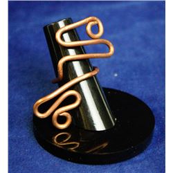 ARTIST MADE COPPER TWIST RING