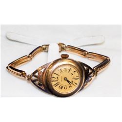 ANTIQUE SALTER LADIES WRIST WATCH ARABIC DIAL