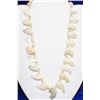Image 1 : POLISHED SHELL BEADED 17" NECKLACE