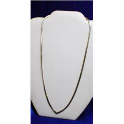 925 SILVER 20" HERRINGBONE NECKLACE