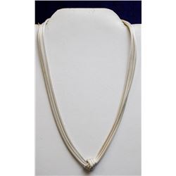 925 SILVER BRUSHED MULTI STRAND WITH KNOT
