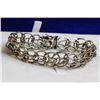 Image 1 : STERLING SILVER CHARM BRACELET 7.5"