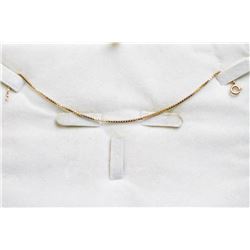 14K BOX LINK BRACELET 7"