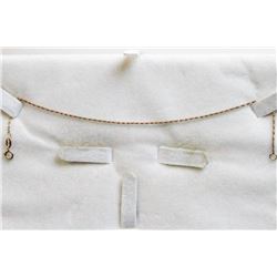 10K DECORATIVE LINK BRACELET 7"