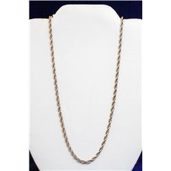 18" STERLING SILVER ROPE CHAIN