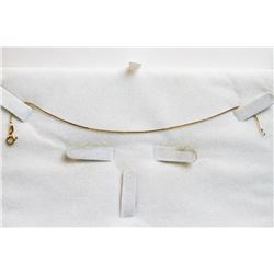 14K YELLOW GOLD SERPENTINE BRACELET 7"