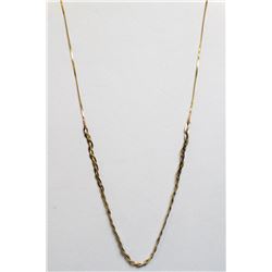 14K ITALIAN GOLD NECKLACE 15"
