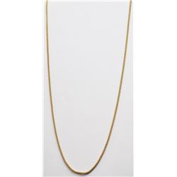 21K YELLOW GOLD NECKLACE 20” LENGTH